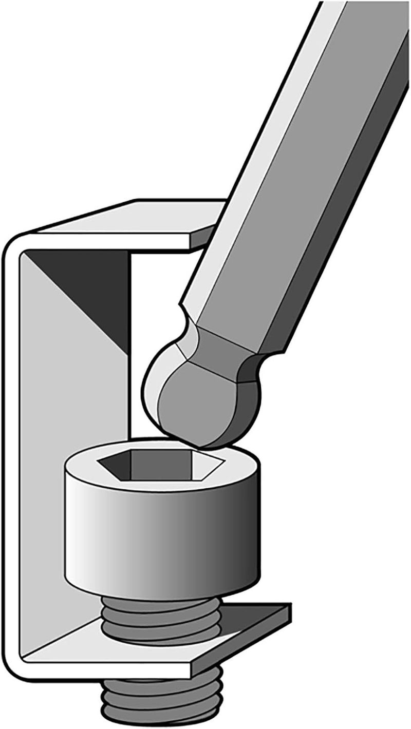 Eklind 61810 5/32 Inch Power-T T-Handle Ball-Hex T-Key Allen Wrench - Image 4