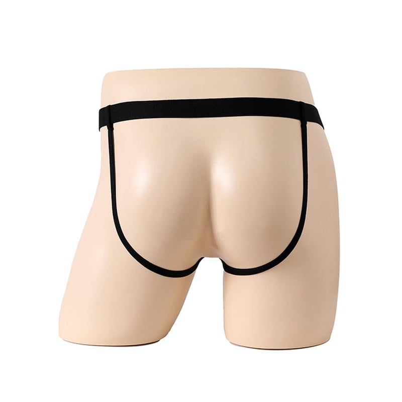 ABAFIP Men's Lace Thong Underwear Low Waist Sissy Pouch G-String Panties Crossdressing Lingerie Black Large - Image 5