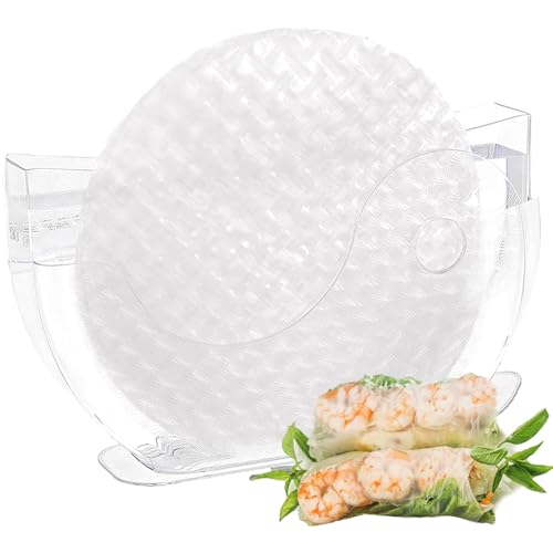 Aihmilcl Rice Paper Water Bowl Holder,Summer Roll Water Bowl Rice Paper Wrappers for Spring Rolls 10.62" One Pack(Rice Paper Not Included) - Image 1