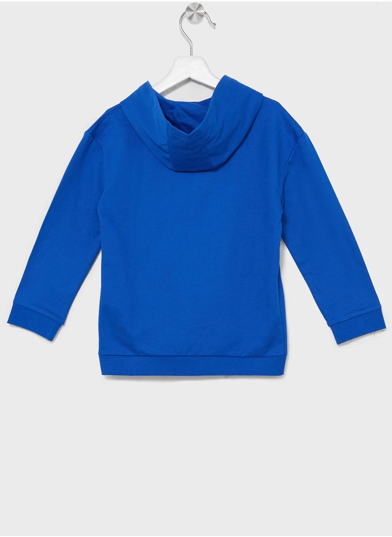 JUNE - Kids Embossed Print Hoodie - Image 1