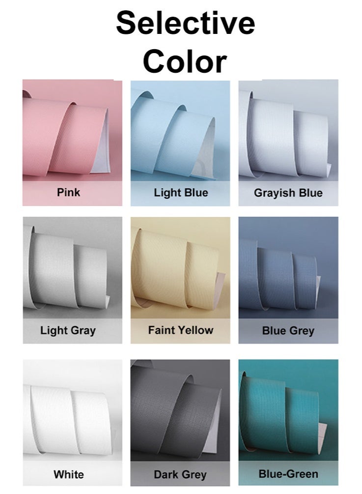 نوايوو ورق جدران قابل للتقشير واللصق، وردي، 60 سم × 10 م، ورق جدران لاصق مقاوم للماء، ورق جدران ذاتي اللصق، لفافة فينيل لتزيين الجدران والمطبخ وغرفة النوم - Image 3