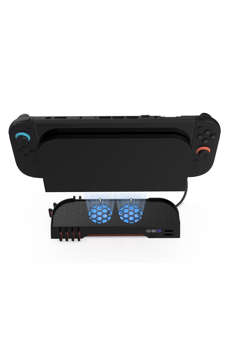 General Switch2 Console Cooling Fan NS2 Console Cooling Cooler can store game cards with RGB lights  - Image 4