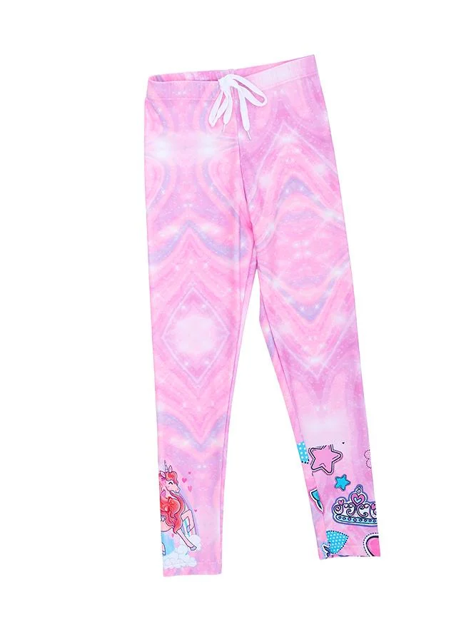 babyqlo Unicorn Princess 2 Pc Girls Swim Dress Set