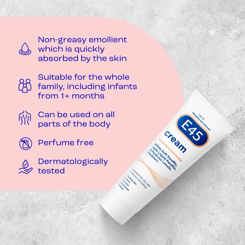 E45 Dermatological Cream 50g - Moisturizing Treatment for Dry Skin - Image 5