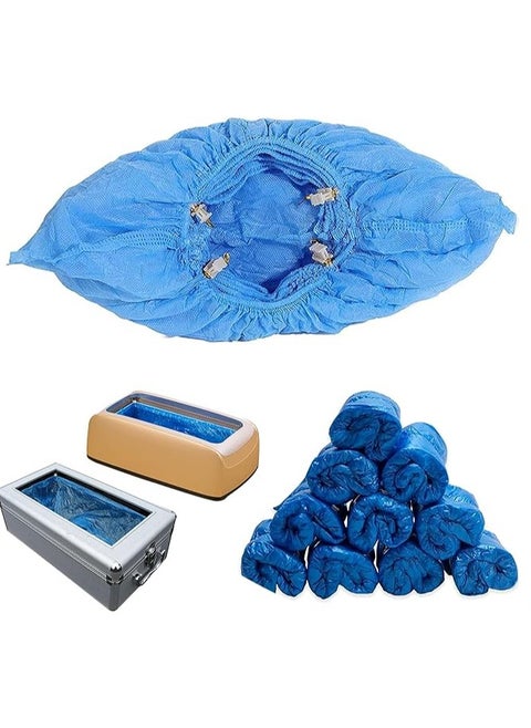 Shoe Cover Refills for Automatic Shoe Cover Dispenser Wrapping Machine, Waterproof Boot Cover Non Slip for Home, Office, Indoors, One Size Fits Most (500)