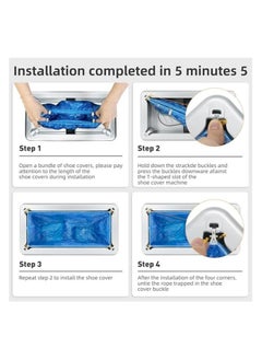 VINSTAR Shoe Cover Refills for Automatic Shoe Cover Dispenser Wrapping Machine, Waterproof Boot Cover Non Slip for Home, Office, Indoors, One Size Fits Most (500)  - Image 4