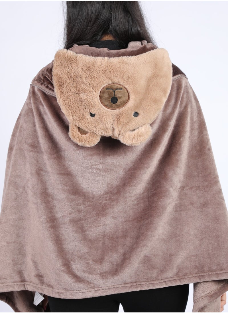 Bear Hooded Blanket / neck pillow - pzsku/ZF18E62FCFB8DC54E8FA8Z/45/_/1723383172/177fe4ac-2efc-43d1-8a30-06a1fcd4ccdf