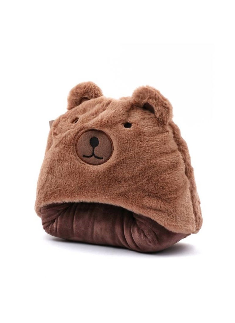 Bear Hooded Blanket / neck pillow - pzsku/ZF18E62FCFB8DC54E8FA8Z/45/_/1723383193/c5d9af99-2a2a-4491-99d8-6222c8f52c17