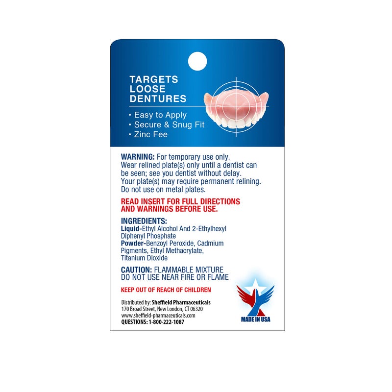Acryline Advanced Formula Denture Reliner - Refit and Tighten Dentures/for Both Upper & Lower Dentures/Easy Application - Image 2