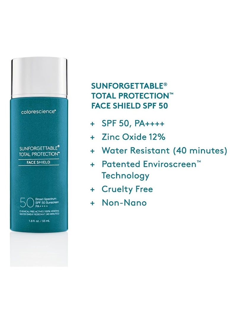 كولور ساينس Colorescience Sunforgettable Total Protection Face Shield Classic SPF 50, 1.8 oz - Image 3