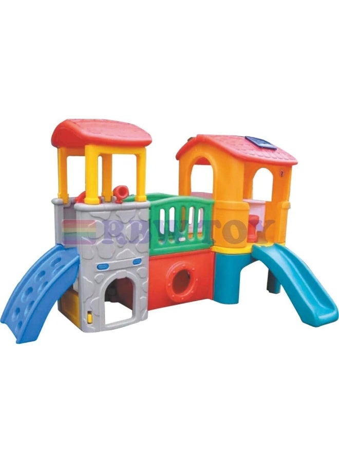Rainbow Toys RBW TOYS Kids Playsets adventure & Outdoor Playground Equipment All In One Set Slide for kids and Swings for kids toys Offers - Image 5