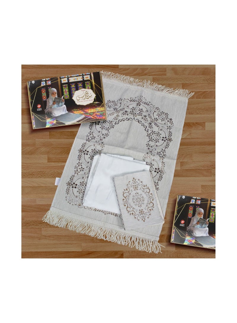 SUNDUS MAJMOUA SUNDUS PRAYER SET-WHITE