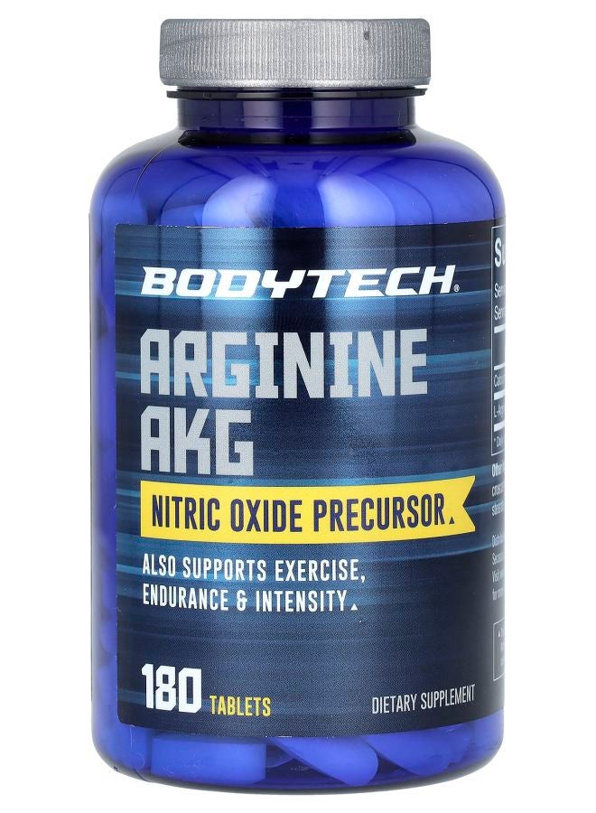 BODYTECH Arginine AKG 180 Tablets - Image 1