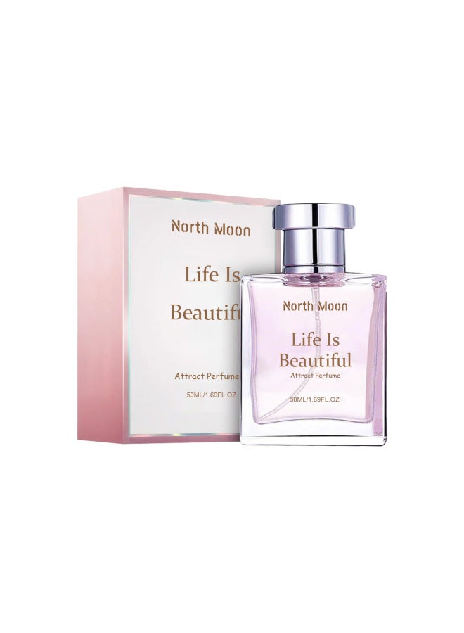 North Moon Charm Perfume Fresh Light Fragrance Lasting Fragrance Elegant Women Fragrance Dating Niche Perfume - Image 1