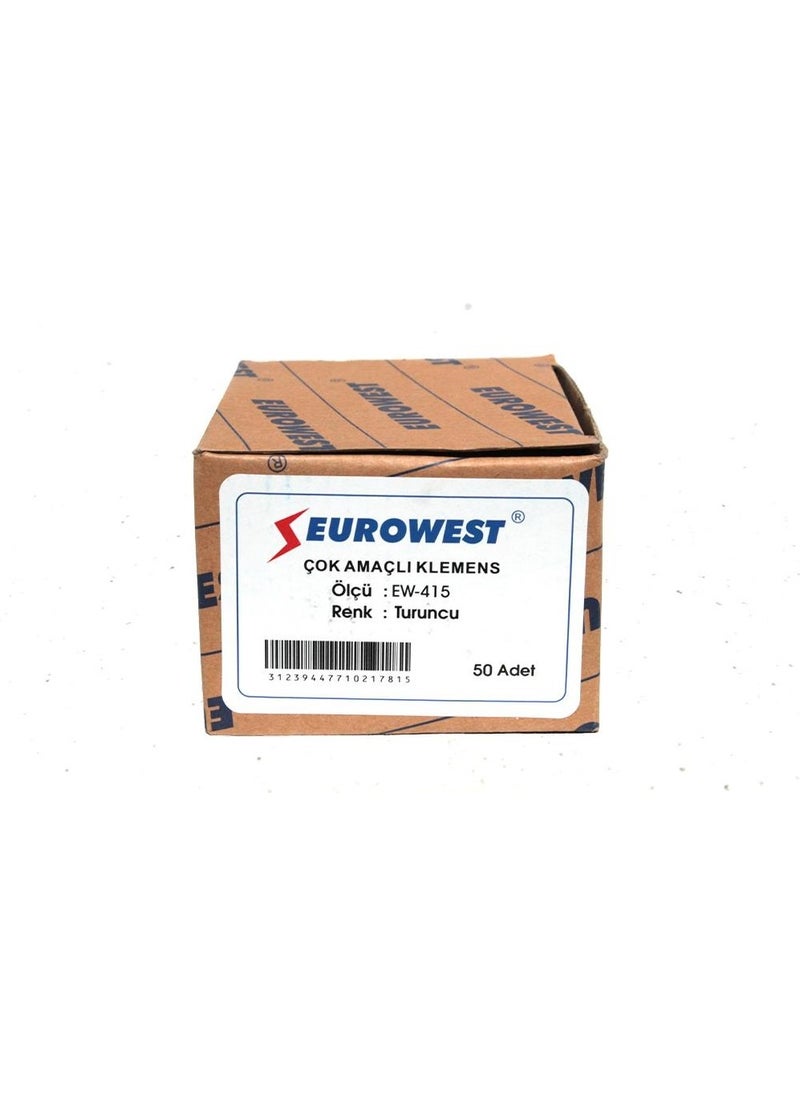 EUROWEST - EW-415 5 CONDUCTOR CONNECTION MULTI-PURPOSE TERMINAL (50 Pcs) - Image 1