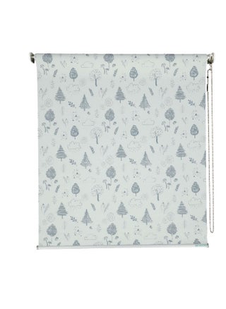Easy to Install Printed Roller Blackout Window Blind Grey and White 4.5 x 180 x 150 cm SACO.RB.BO.150.0180.TREE - pzsku/ZF18EE28D5FFD45AE107AZ/45/1746612918/8ae0f593-5b5d-469b-8969-59b0812cf400