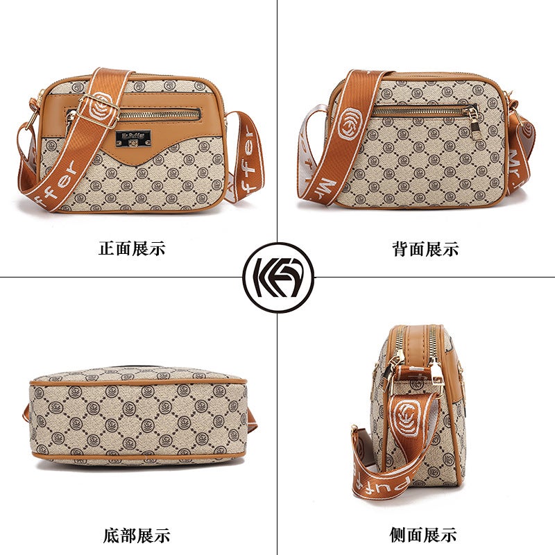 Women'S Bag Ladies Wallet Mobile Phone Bag Women Slung Change Purse Joker Retro Small Square Bag A Generation Of Hair - Image 3