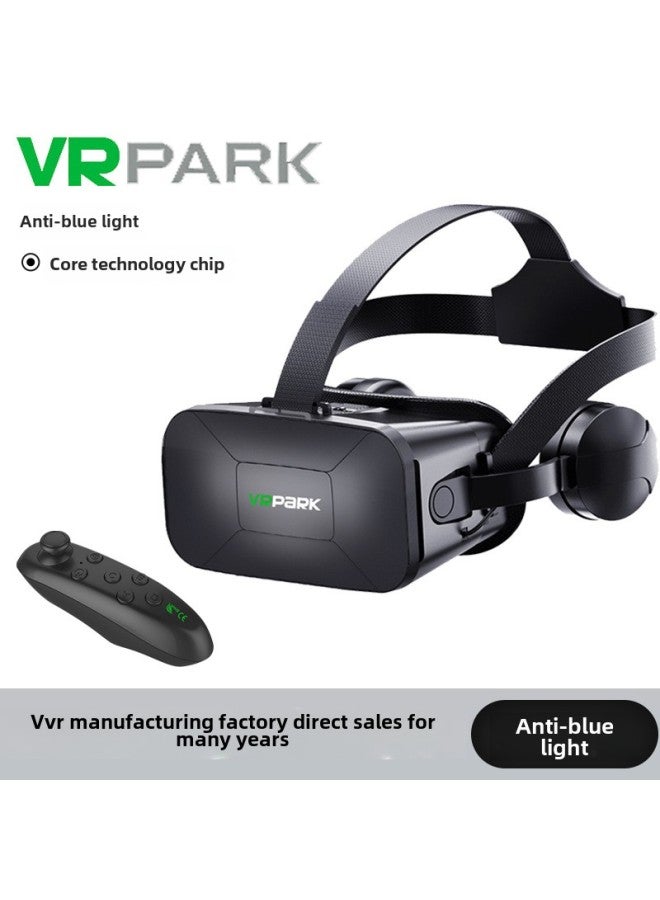 VRPARK Glasses BOX Smart Cinema 3DBOX Panoramic Game Virtual Helmet VR Glasses-Color:J40 + Y1 Black  - Image 1