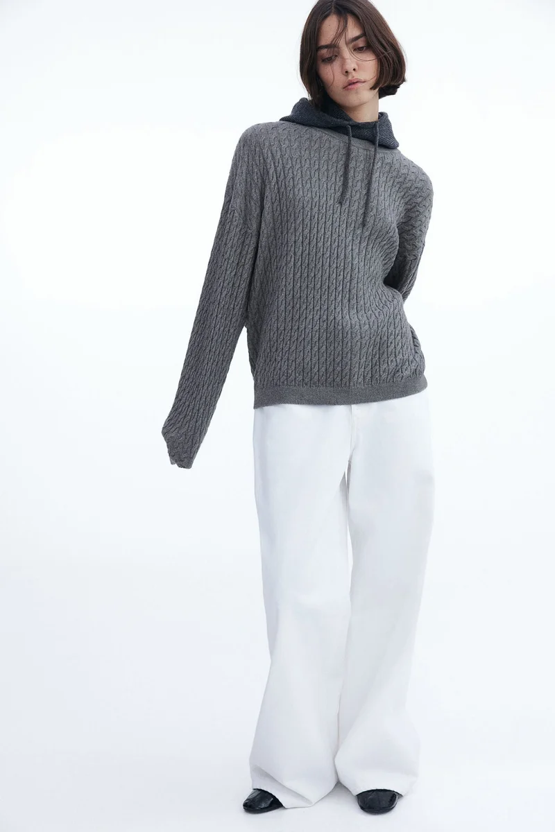 H&M Cable-knit cashmere-blend jumper