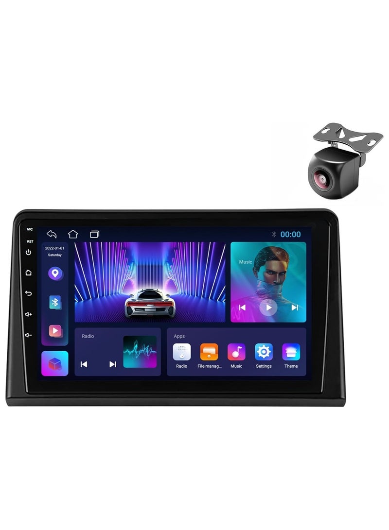 SHEZA STAR Android Car Stereo for Hyundai Sonata 2017-2019 4GB RAM 32GB ROM Support Carplay, Mirror Link Wi-Fi BT, Radio GPS Navigation, 9 Inch IPS Touch Screen with AHD Camera Included - Image 1