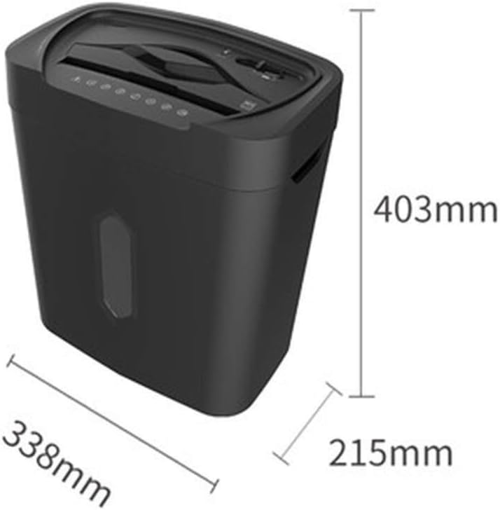 Paper Shredder, Auto Feed, Sheet Capacity, Super Cross-Cut, Small Household Portable, Credit Card/Staples - Image 2