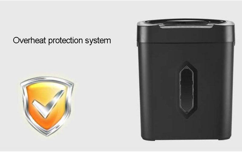 Paper Shredder, Auto Feed, Sheet Capacity, Super Cross-Cut, Small Household Portable, Credit Card/Staples - Image 5