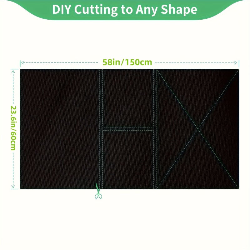 Portable Blackout Curtain No Drill 100 Percent Light Blocking Shade with Hook and Loop Tabs for Bedroom Travel 150cmx210cm Polyester Fabric Easy Install - Image 5