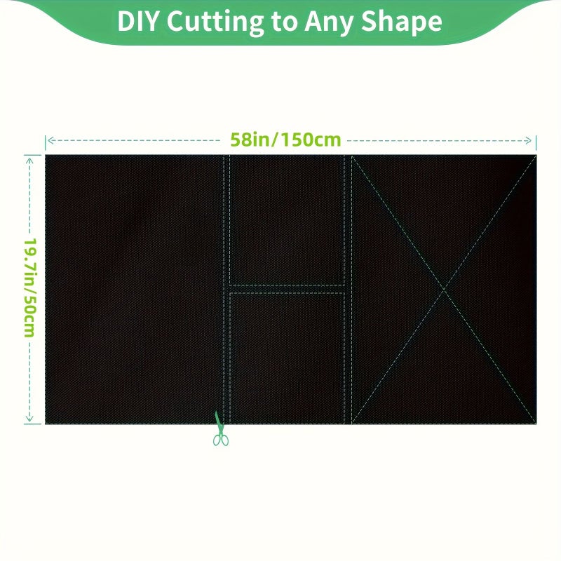 Portable Blackout Curtain No Drill 100 Percent Light Blocking Shade with Hook and Loop Tabs for Bedroom Travel 150cmx210cm Polyester Fabric Easy Install - Image 3