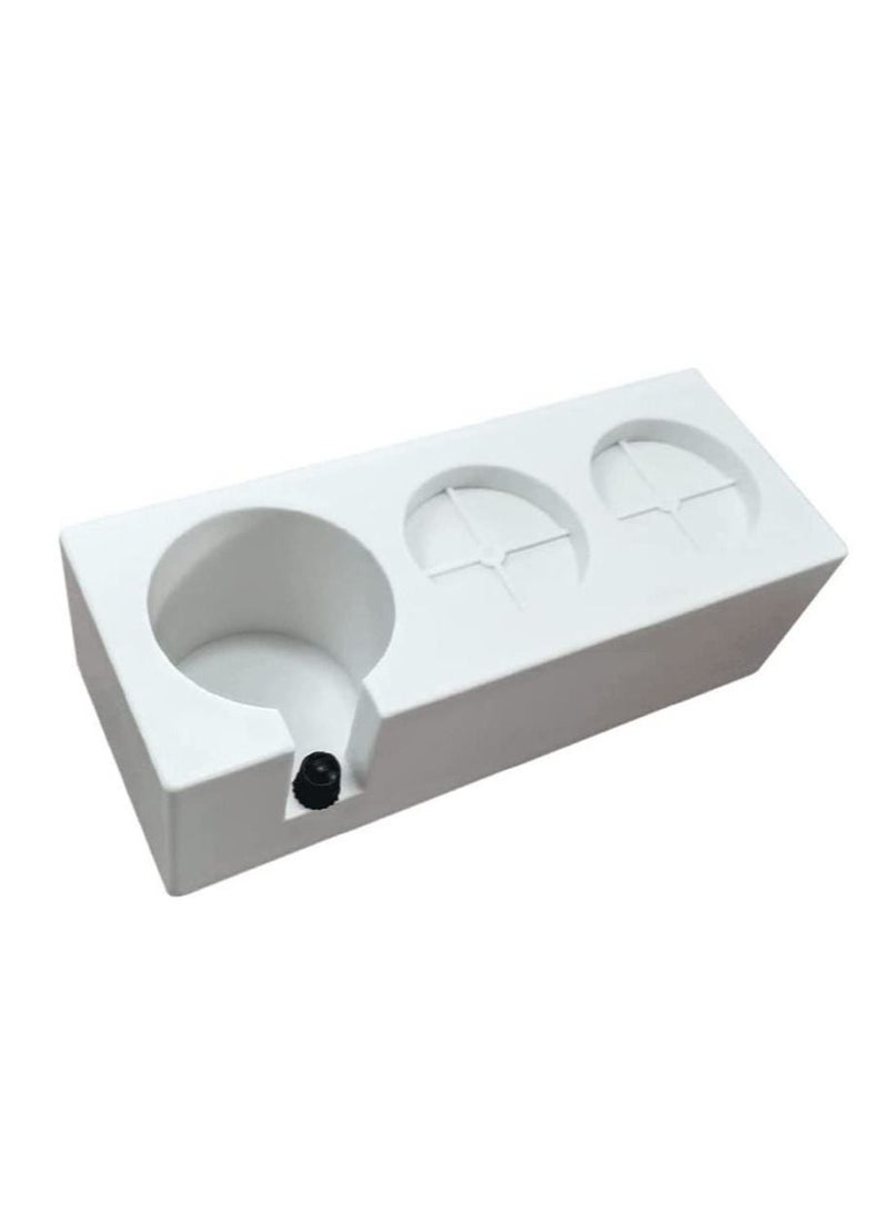 Generic - Coffee Filter Tamper Holder Espresso Tamper Mat Stand Tamper Station Base Non Slip for Cafe Coffee Espresso Machine Accessories with 3 Holes. - Image 1