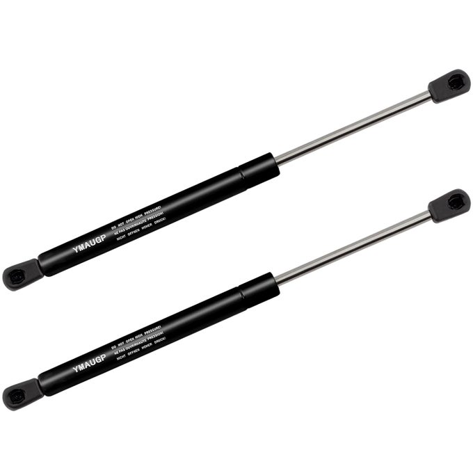 Qty2 Lift Supports Shocks Struts - 10.00 Inches Extended Length, 6.75 Inches Compressed Length, 82Lbs Force