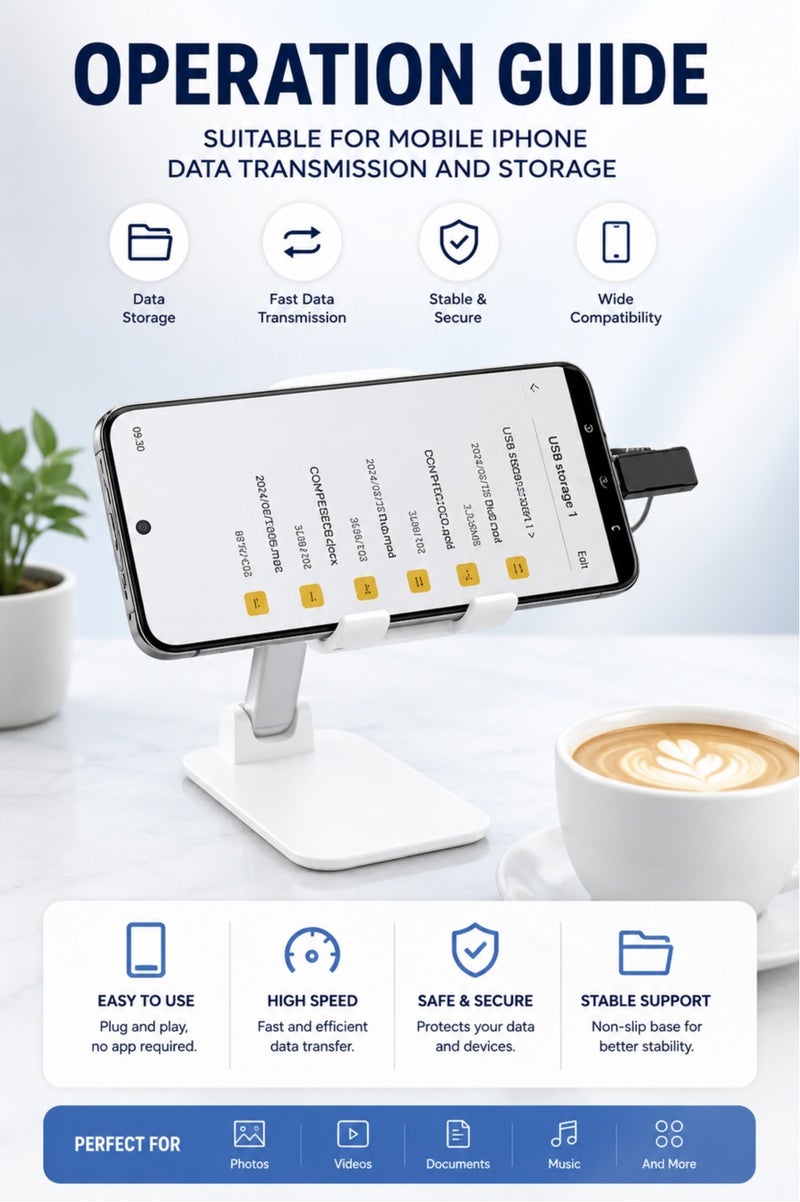 محول USB 3.0 Type C OTG متوافق مع أجهزة Macbook وXiaomi وHuawei وSamsung Mini USB. محول كابل Type-C OTG. - Image 3