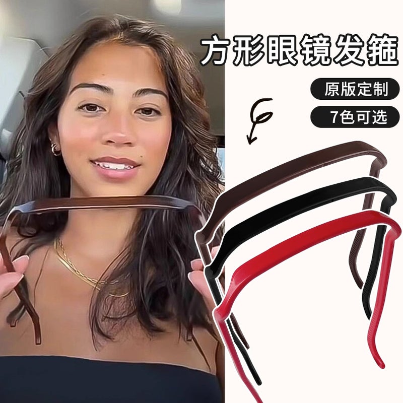 Summer Sunglasses Style Square Headband for Women - Image 2