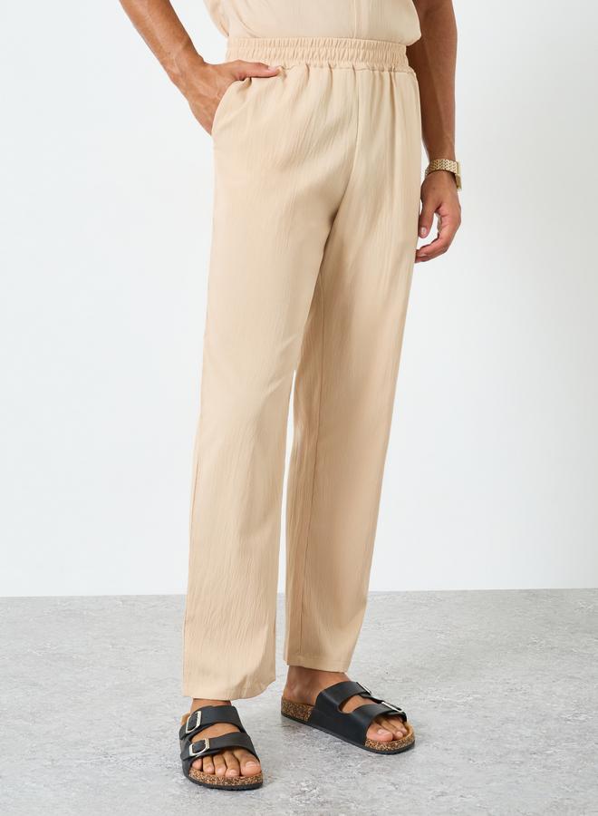 Take Two Men Solid Stand Collar Shirt and Pants Co-Ords - Image 4