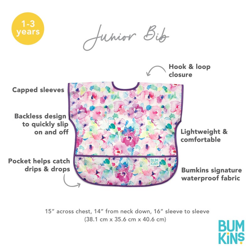 بمبكنز مريلة ضد الماء مزينة بطبعة زهور - Image 5