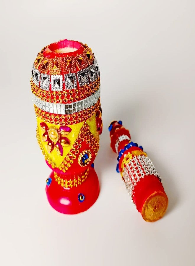 MAYAPURI Handmade Gaachh Kouto or Gachkouto for Bengali Wedding Sindur Box | Wooden Sindoor Dani | Design Sindhora - Image 2