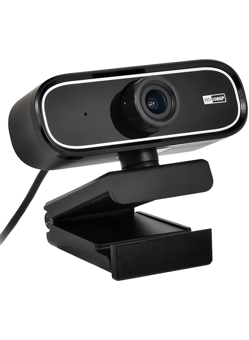 SPECTON 1080P Webcam With Noise Cancelling Microphone,High-Definition Video Effect with a Frame Rate Of 30,Manually Adjusted for Far and Near Focus,Video Call for Desktop PC or Laptop Computer - Image 1