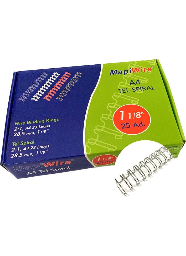 MAPi wire 1 1/8 Box Wire Transp 25 Pcs. 