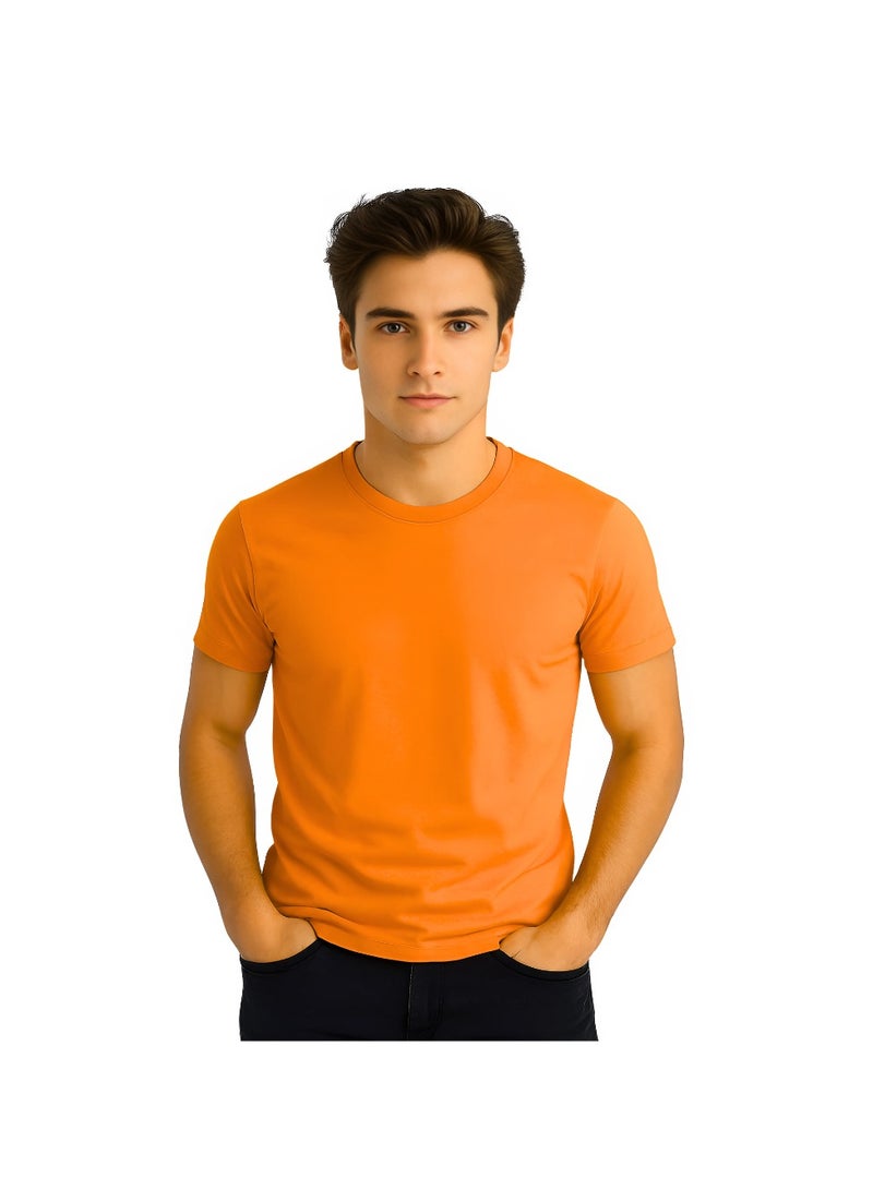 برينت شوب فور مي تي شيرت رجالي برقبة مستديرة للكبار 170 جرامًا في المتر المربع من القطن الخالص الألوان الأساسية - Image 1