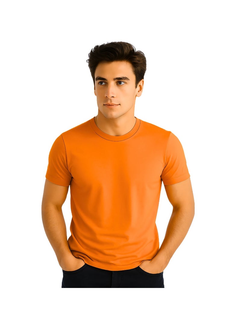 برينت شوب فور مي تي شيرت رجالي برقبة مستديرة للكبار 170 جرامًا في المتر المربع من القطن الخالص الألوان الأساسية - Image 2