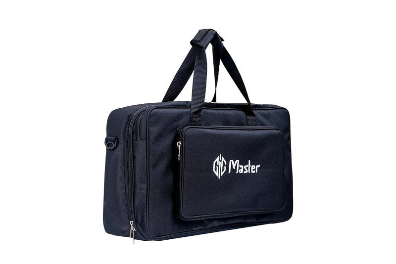 GIG Master غطاء وحدة التحكم DJ وحقيبة أمان وظهر لحقيبة DJ Pioneer DDJ-SX3 4 قنوات، حقيبة خفيفة الوزن مبطنة بسماكة 12 مم مع جيب أمامي (أسود) - Image 1
