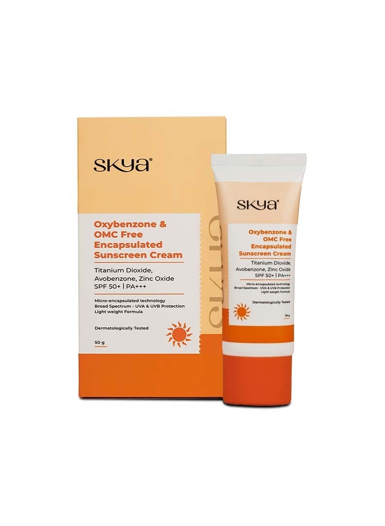Skya Oxybenzone & Omc Free Encapsulated Sunscreen Cream, 50g