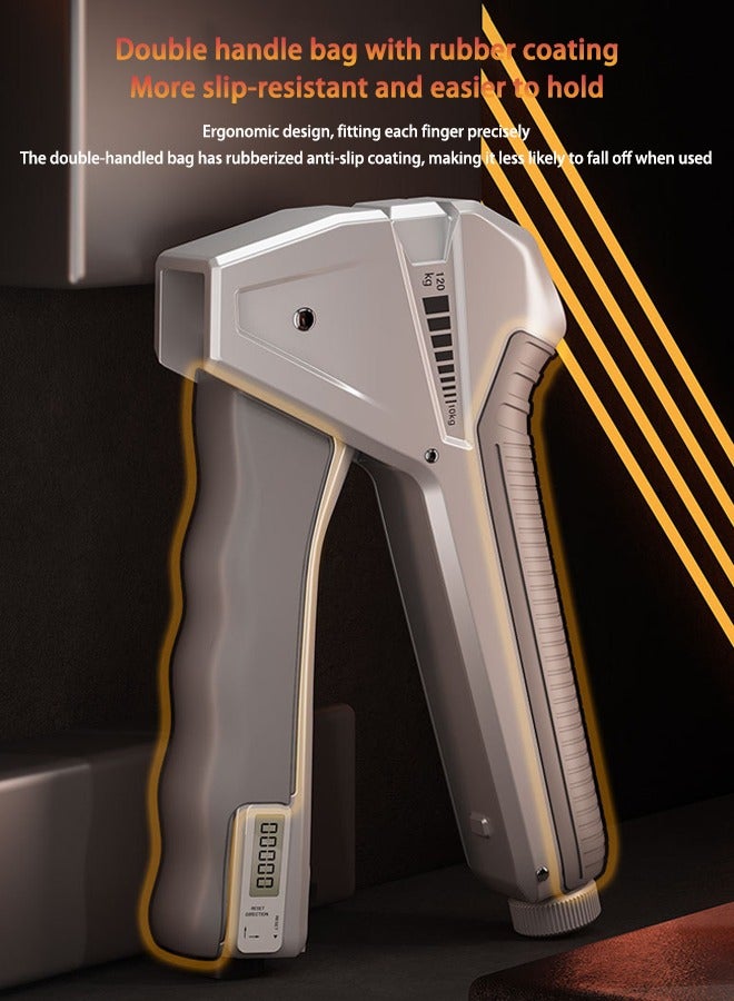 صحراء الواحة مُدرب الإمساك وزن 10-120 كجم من قوة اليد القابلة للضبط مُعزز الإمساك، مُعزز الإمساك بالساعد المُقوى بالمُضاد الرقمي - Image 2