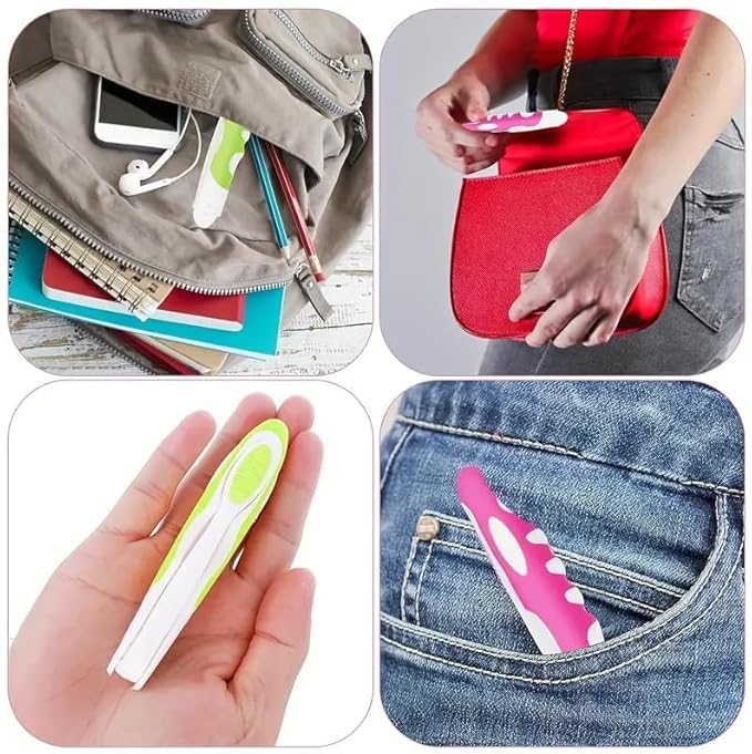 Hidak Foldable Travel Toothbrush with Case-Compact, Lightweight, Portable Design for Travel,Camping,Office-Soft Bristles,Hygienic Cover-Adults & Kids (Pack of 2) - Image 5