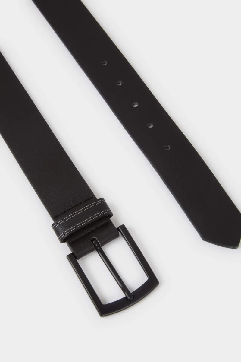 Defacto  Man Rectangle Clasp Faux Leather for Men | Best Price UAE
