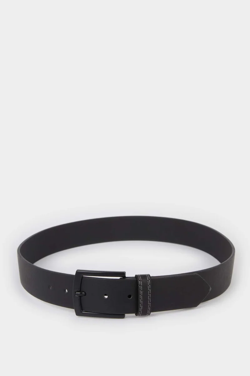 Defacto  Man Rectangle Clasp Faux Leather for Men | Best Price UAE