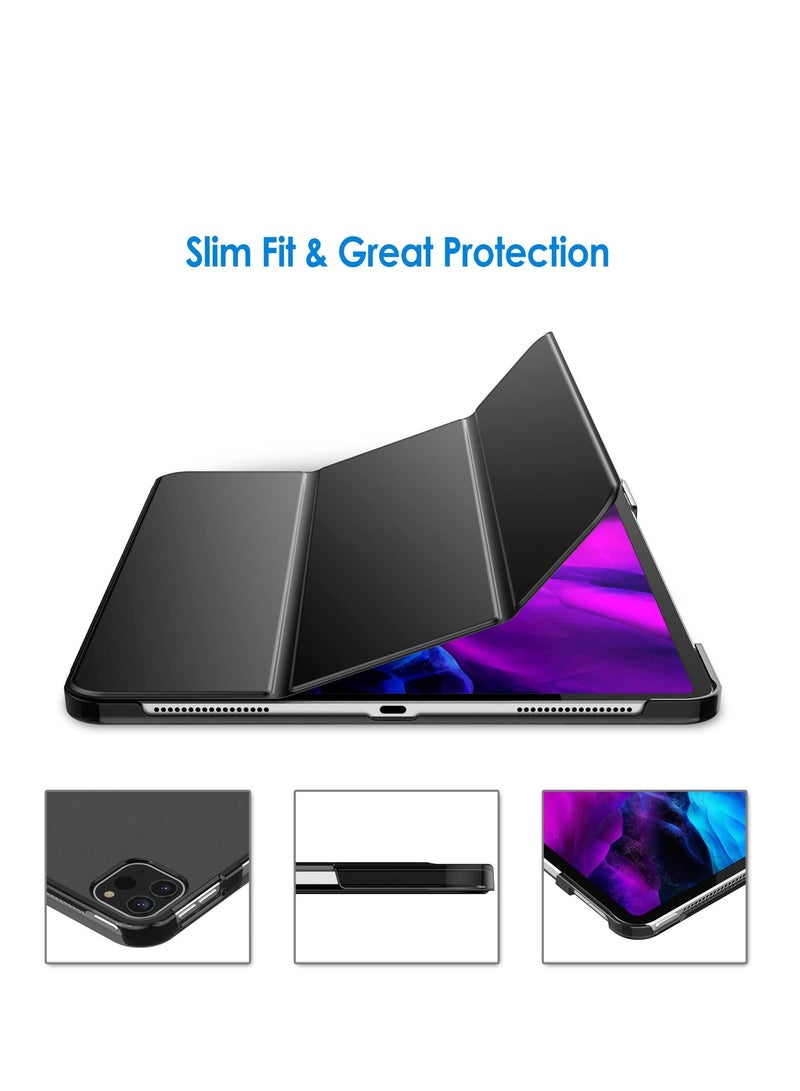 Jetech Case for Ipad Pro 12.9 Inch (2020 and 2018 Model 4th and 3rd Generation) Compatible With Pencil Cover Auto Wake and Sleep Black - Image 5