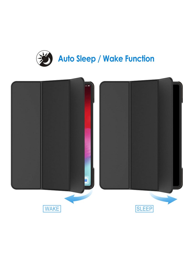 Jetech Case for Ipad Pro 12.9 Inch (2020 and 2018 Model 4th and 3rd Generation) Compatible With Pencil Cover Auto Wake and Sleep Black - Image 2
