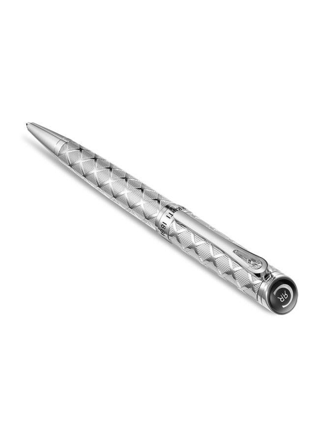 CERRUTI 1881 Silver Patterned Ballpoint Pen Elegant Design - Image 2