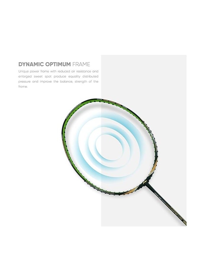 لي-نينج مضرب كرة الريشة Wind Lite 700 من ألياف الكربون غير المربوطة مع غطاء كامل s1 - Image 4