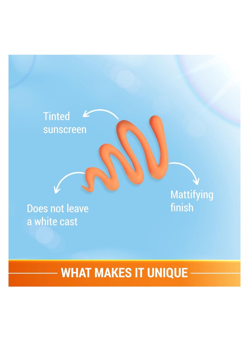 Safesun 3-In-1 Matte Look Daily Sun Block Spf 40 Pa+++, 100g